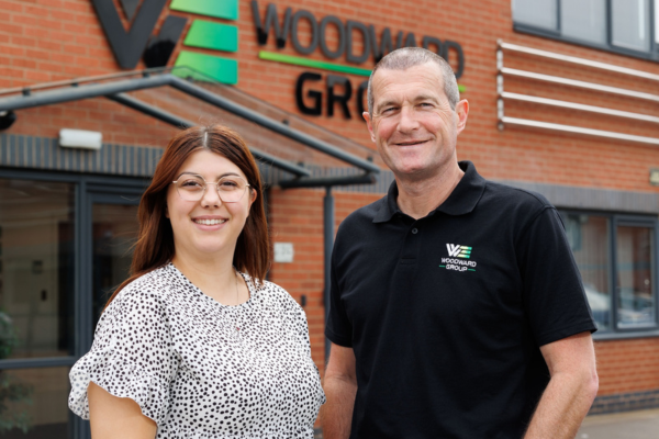 Grace Simpson and Steve Bullock, Woodward Group